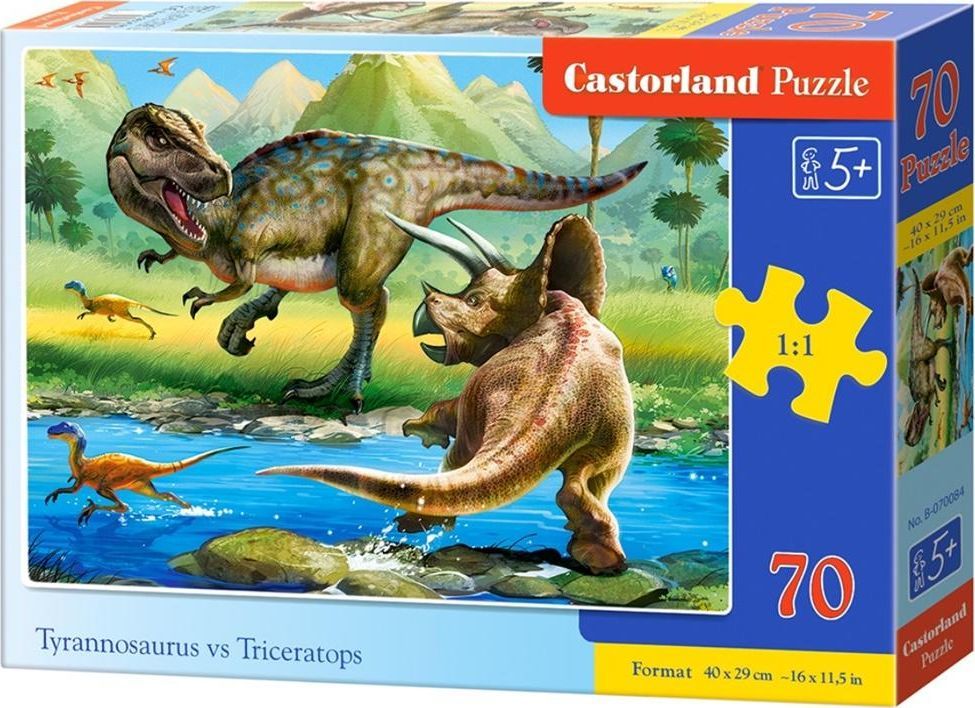 Castorland Tyrannosaurus vs Triceratops Сложувалка
