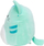 Lodër prej pellushi Squishmallows Kocka - Corinna, 20 cm, e gjelbër / kaltër