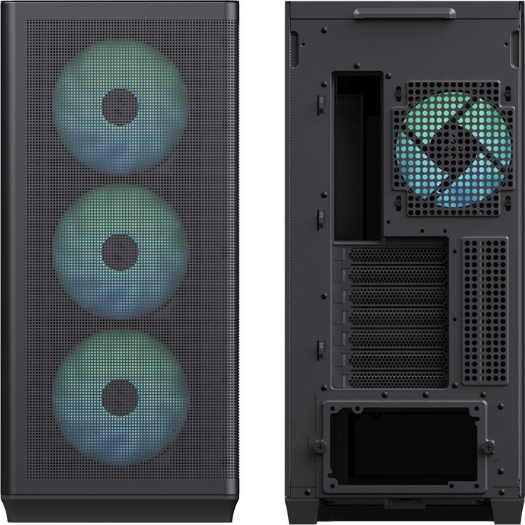 Куќиште за компјутер Apnx C1 ARGB, Midi Tower