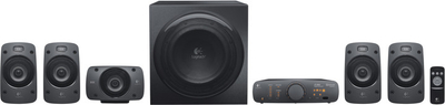 Altoparlantë Logitech Z906 , 5.1, të zinj