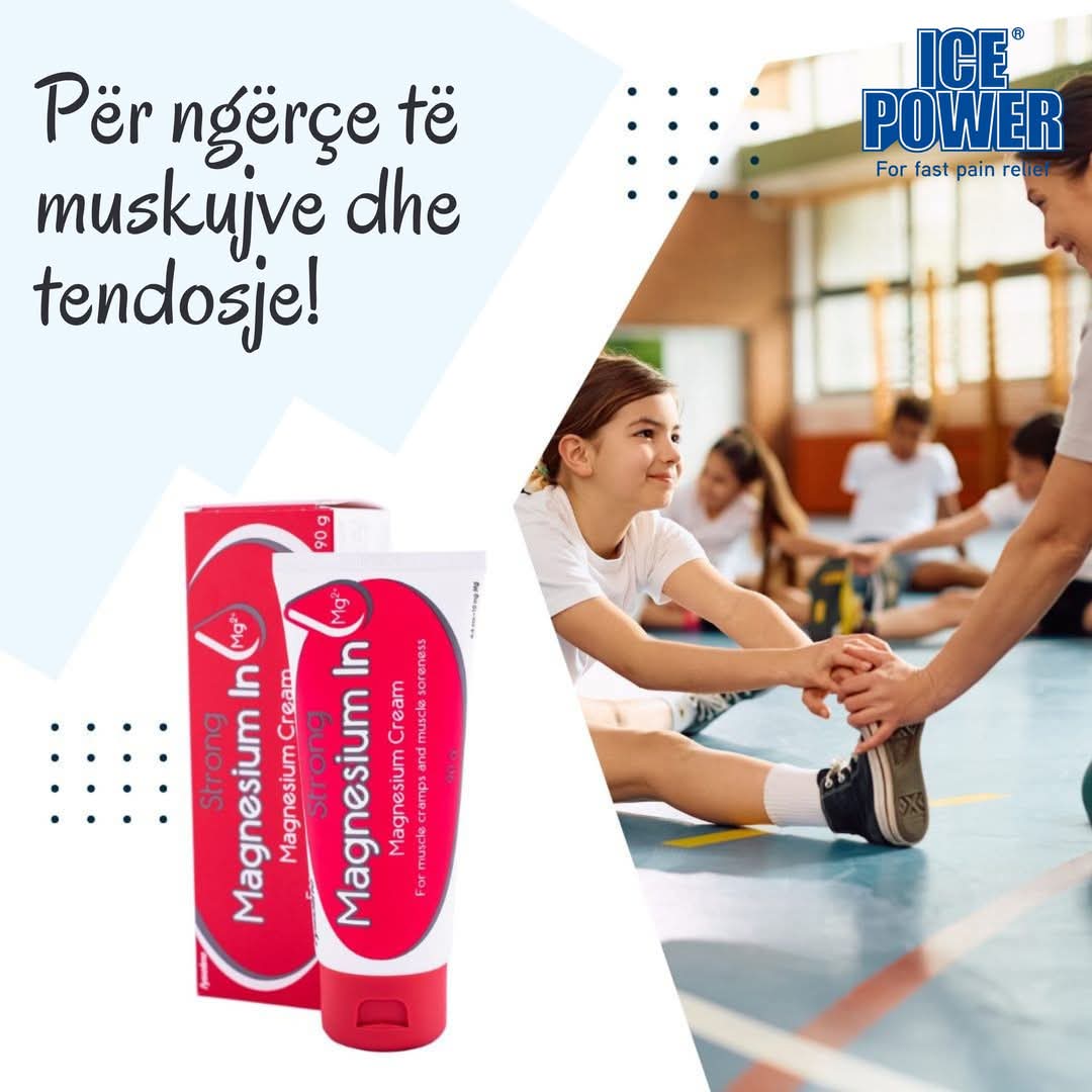 Ice Power Magnesium In Strong Creme, 90 g - Kremë magnezi