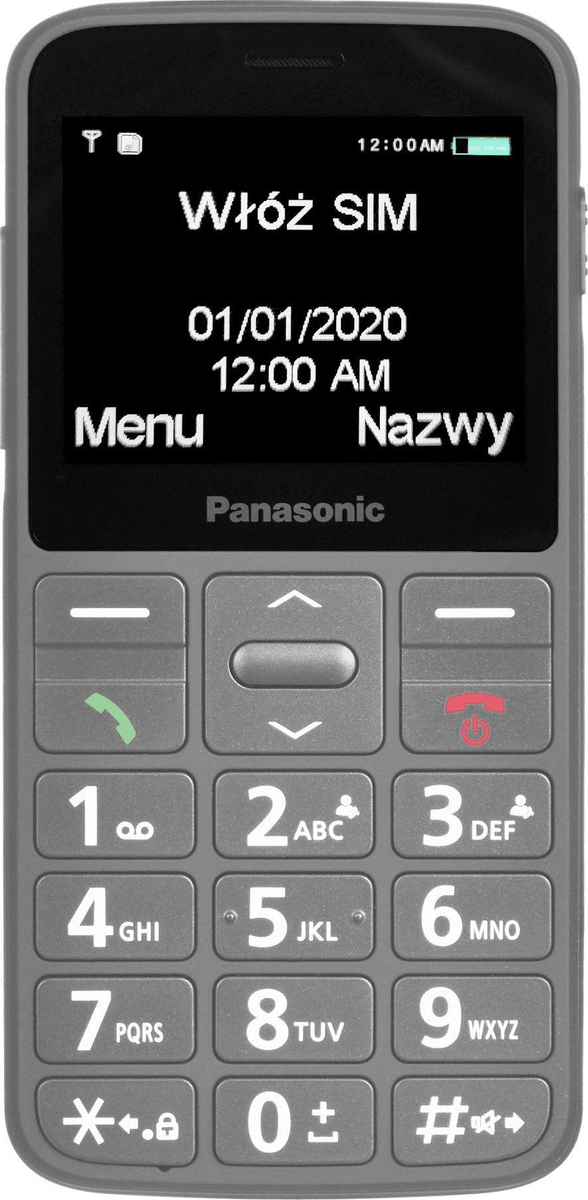 Celular Panasonic KX-TU160, i hirtë