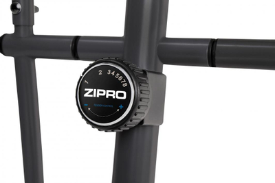Biçikletë eliptike Zipro Shox, e zezë/hirtë