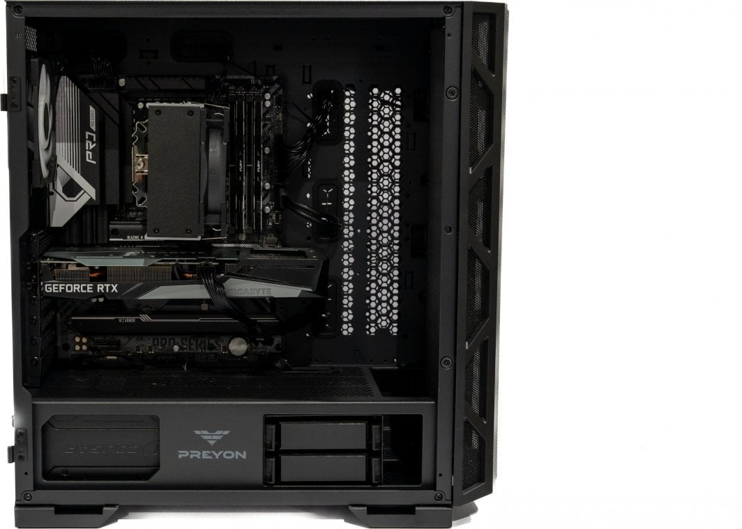 Kompjuter PREYON Nest PRO 800, Intel Core i5-14400F, 32GB RAM, 512 GB M.2 PCIe, RTX 4060, i zi