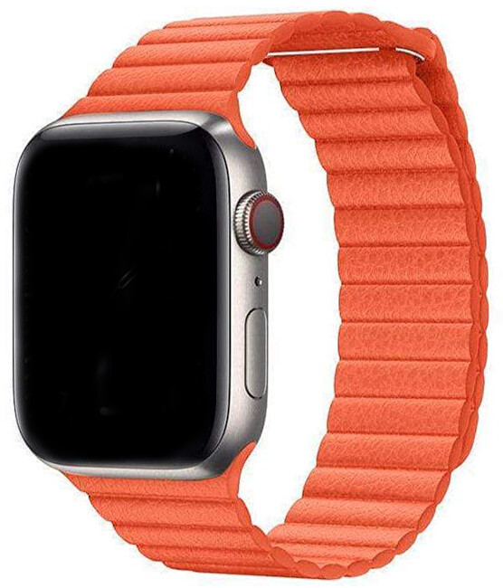 Rrip për orë të mençur 4wrist Apple Watch 38/40/41 mm, portokalli
