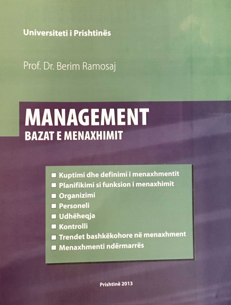 Management Bazat E Menaxhimit - Berim Ramosaj
