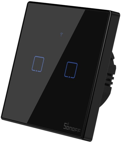 Ndërprerës Smart WiFi + RF 433 Sonoff T3 EU TX (2-channel)