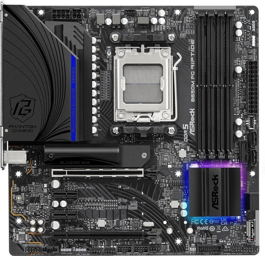 Pllakë amë ASRock B650M PG RIPTIDE