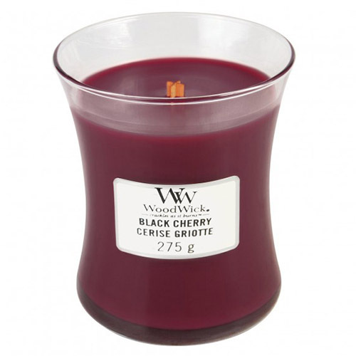 Qiri aromatik WoodWick Black Cherry, 275 g