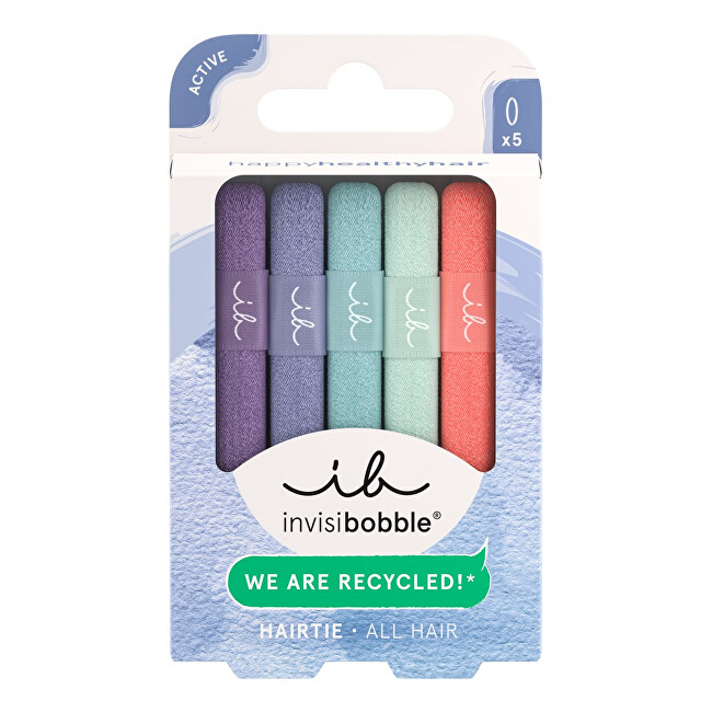 Set llastikë për flokë Invisibobble, 5 copë