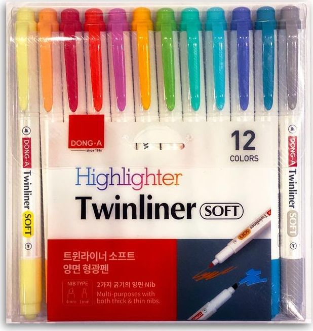 Dong-A Twinliner Двостран Маркер