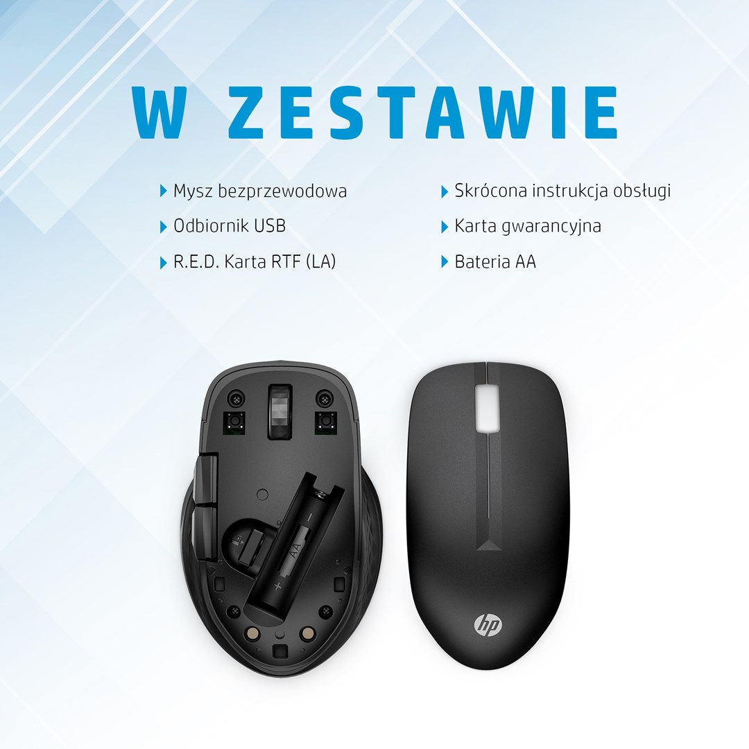 Maus HP 430, RF Wireless + Bluetooth, i zi