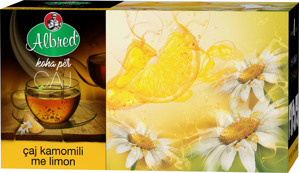 Çaj Albred, kamomil me limon, 20 filterë
