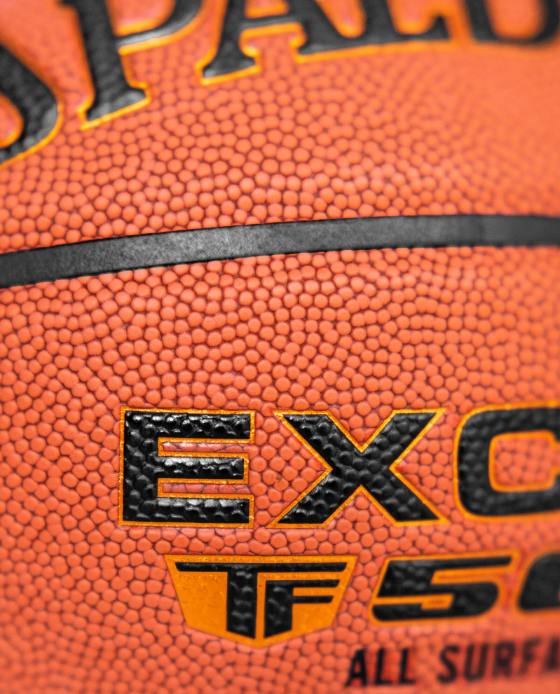 Top basketbolli Spalding Excel TF-500, nr.7, portokalli/ zezë