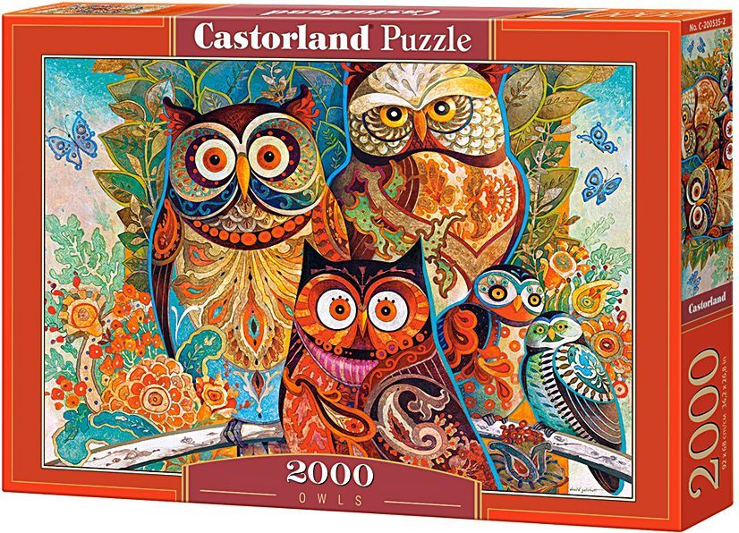 Castorland Owls Сложувалка, 2000 Парчиња