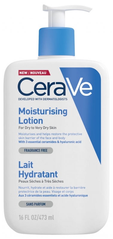 Losion hidratues CeraVe, për fytyrë dhe trup, 473 ml