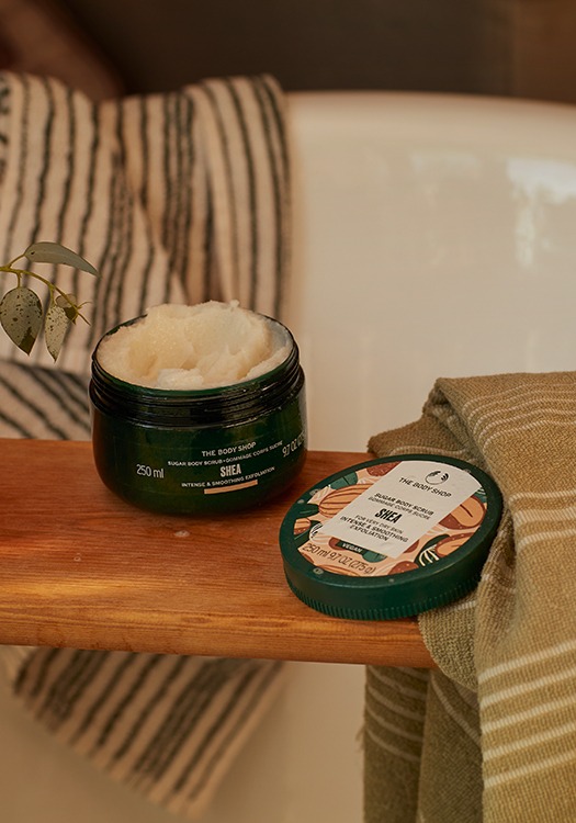 Skrab për trup The Body Shop, shea