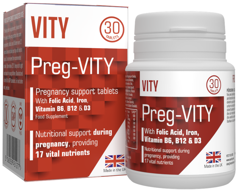 Vitamin për shtatëzëna VITY, 30 tableta