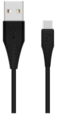 Kabllo Swissten USB-C 3.1, 1.5m, e zezë, 7mm