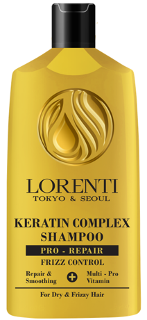 Shampon për flokë Lorenti, me keratinë, 630ml