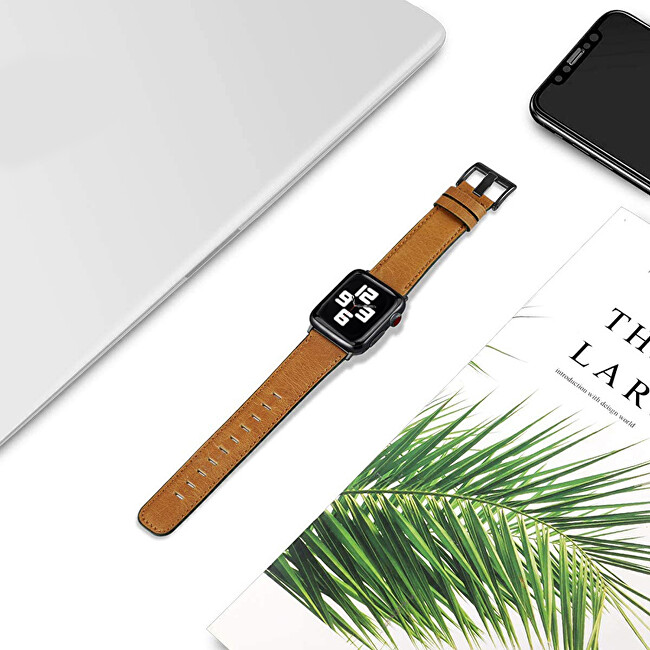 Rrip lëkure 4wrist për Apple Watch 38/40/41 mm, i kaftë