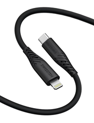 Kabllo Swissten silikon USB-C - Lightning, 1.5m