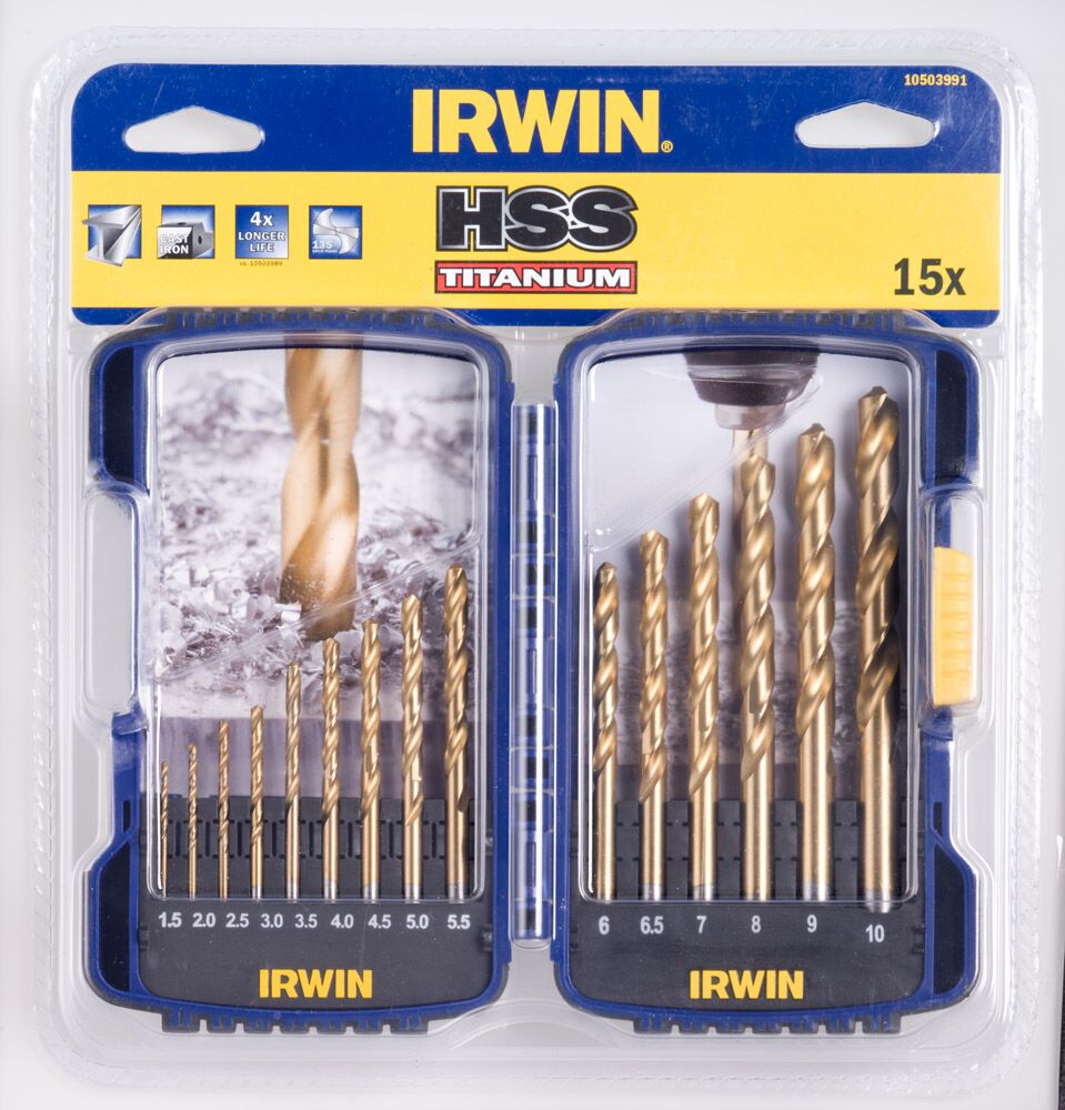 Set turjela Irwin HSS, 1.5-10 mm