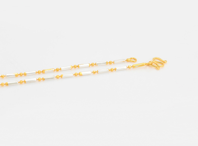 Qafore e praruar në ari, verdhë/bardhë QAVB, 440x2 mm