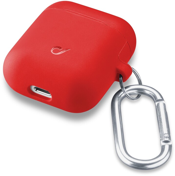 Mbrojtëse CellularLine për Apple AirPods, e kuqe