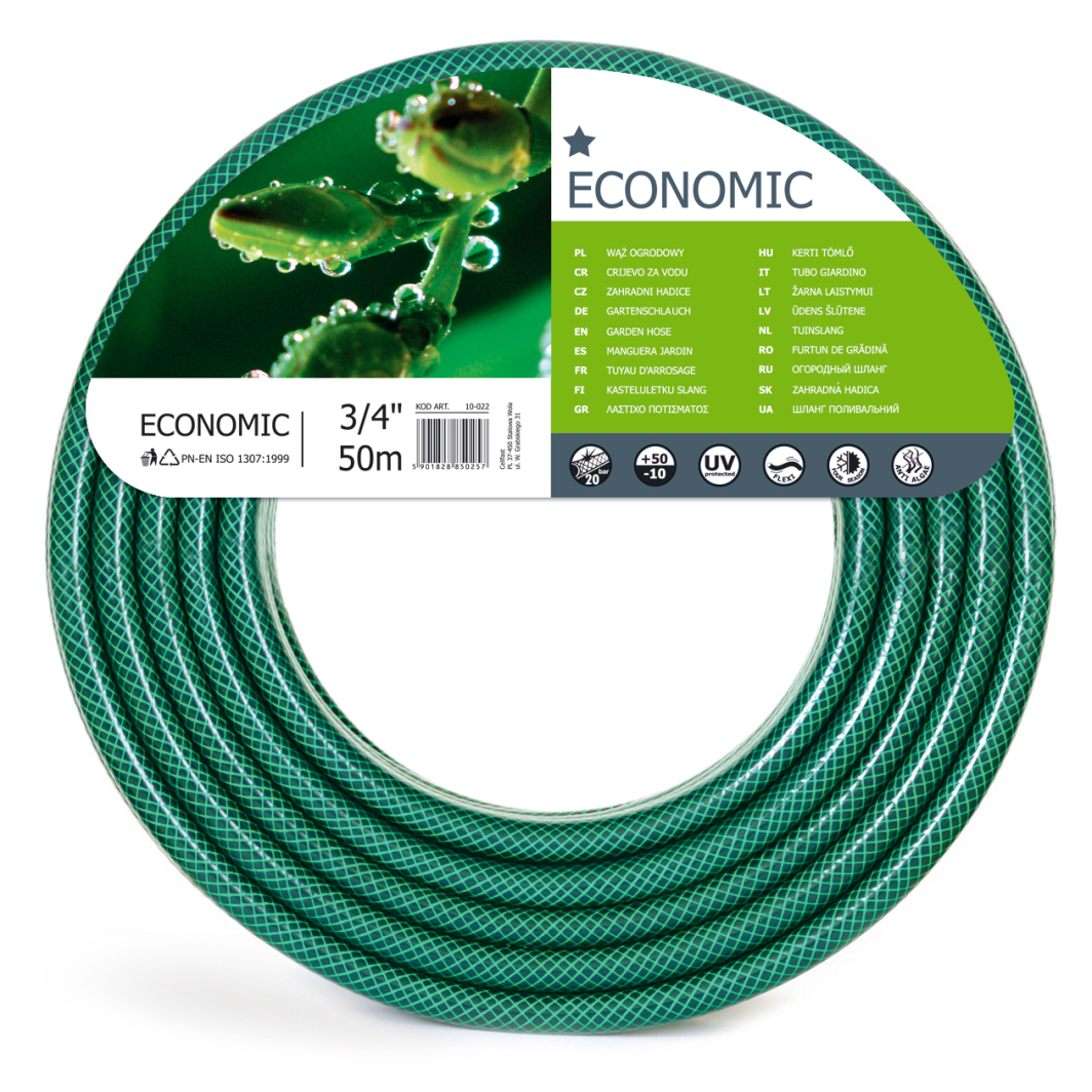Zorrë kopshti Cellfast Economic 3/4" (10-022), 50m, e gjelbër