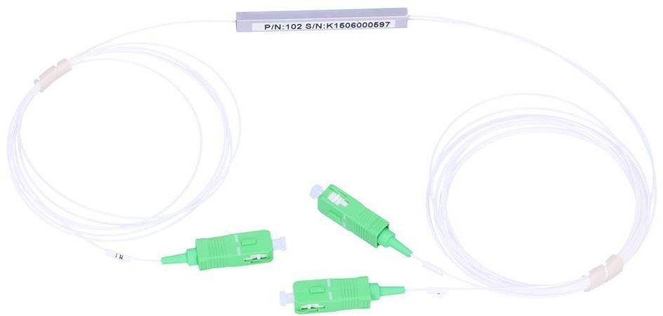 Kabllo ndarëse ExtraLink PLC (ex. 3463), 1: 2 SC / APC ,900 UM, 1 m, e gjelbër