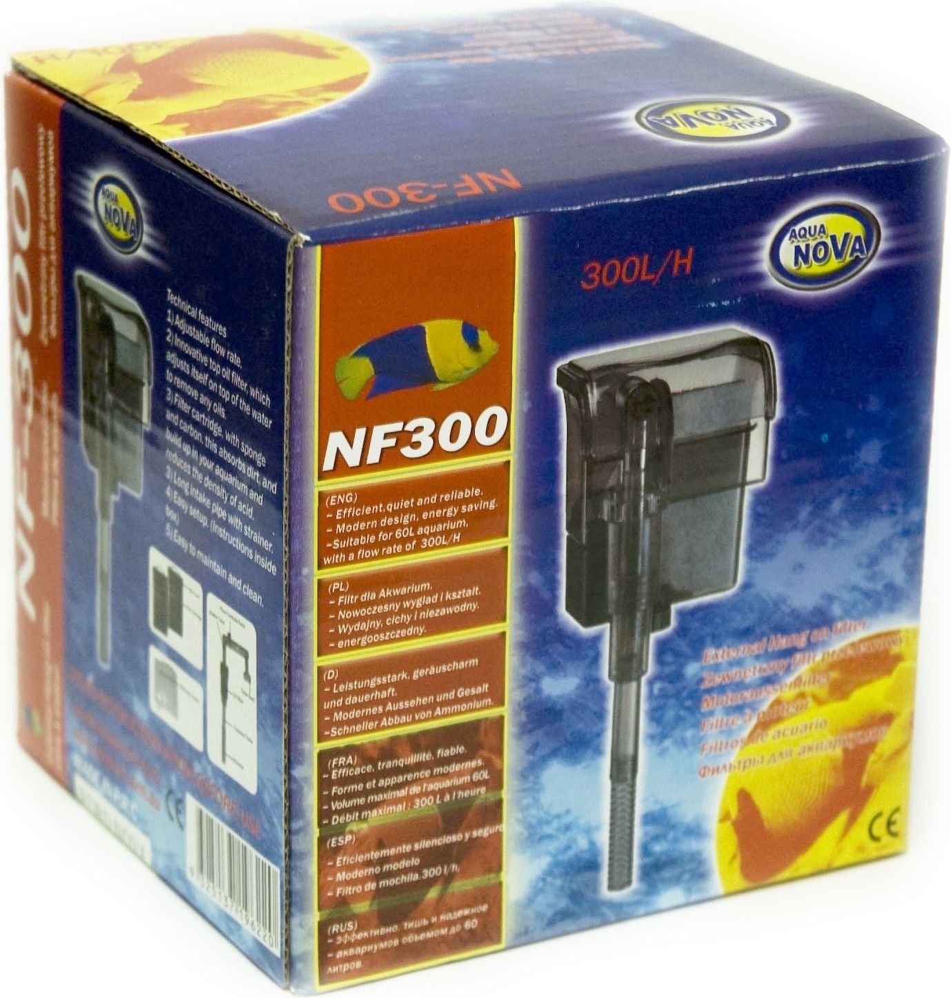 Filter për akuarium Aqua Nova CASCADE FILTER NF-300