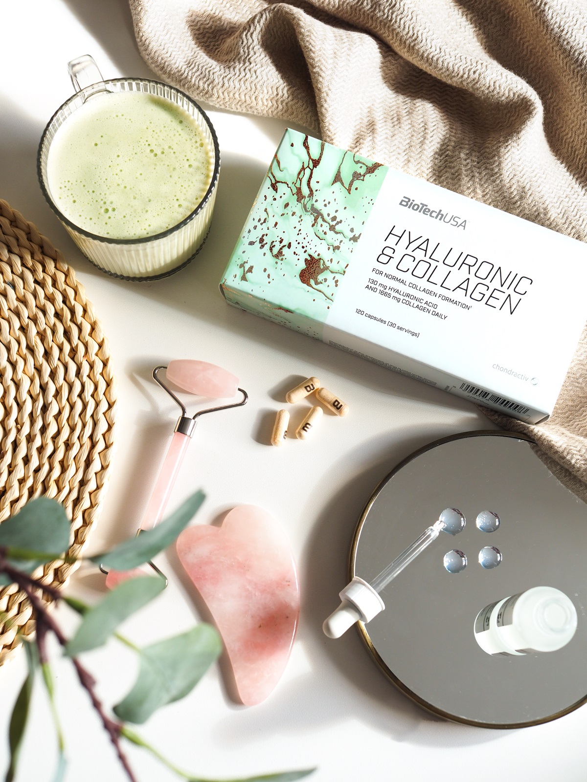 Kapsula BioTechUSA Hyaluronic & Collagen, 120 kapsula