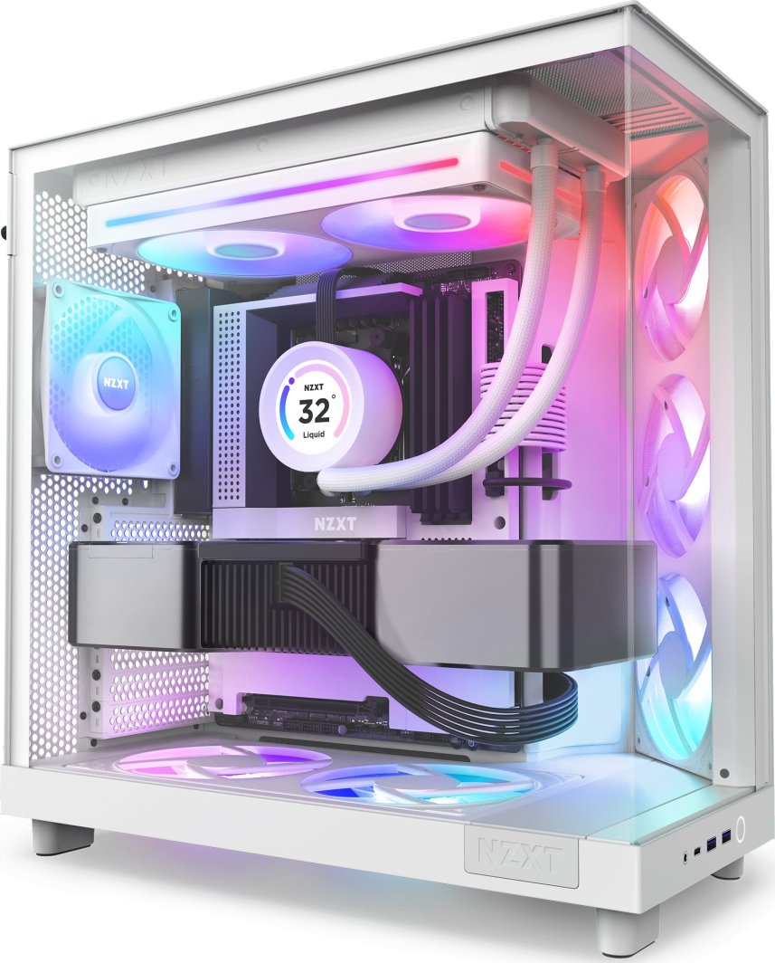 Ftohës Nzxt F280 RGB Core (RF-U28HF-W1), 140 mm