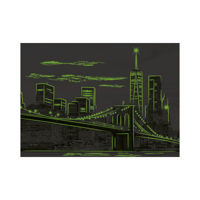 Puzzle Dino New York Neon, 1000 pjesë, 15+ vjeç