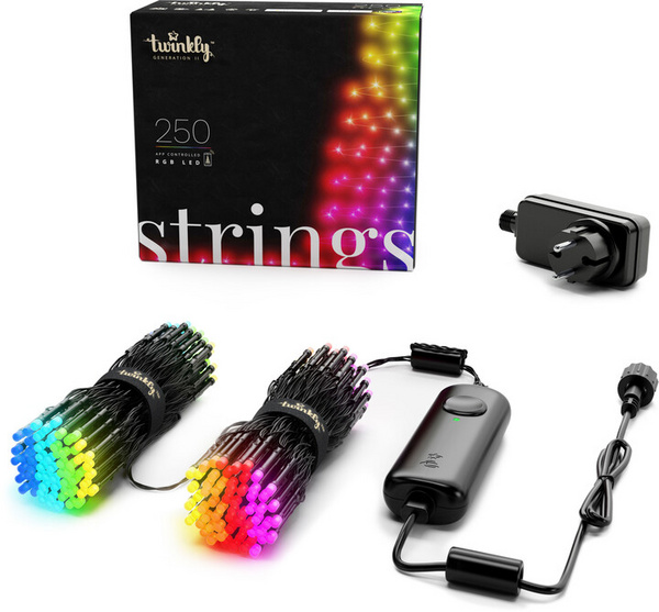 Shirit dritash Twinkly LED RGB, 250LED, 20m, BT+WiFi, Gen II, IP44