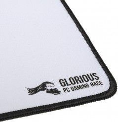 Mauspad Glorious PC Gaming Race Extended White, XL, i bardhë