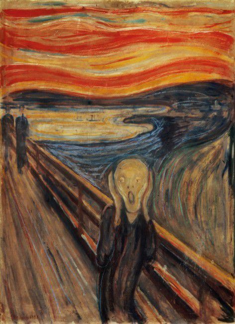 Puzzle Clementoni: Munch Scream (39377), 1000 elemente