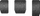 Set i mbulesave për pedale Thrustmaster T-LCM Rubber Grip, 3 copë