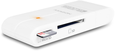 Lexues karte AXAGON SD / MicroSD / MS / M2, i bardhë