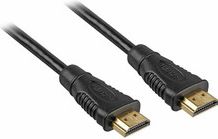 Kabllo Sharkoon HDMI - HDMI (4044951017409), 12.5m, e zezë