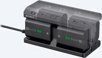 Përshtatës baterie Sony, i zi