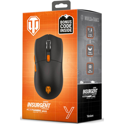 Maus Yenkee YMS WT300 INSURGENT - USB, BT, 2.4GHz, e zezë