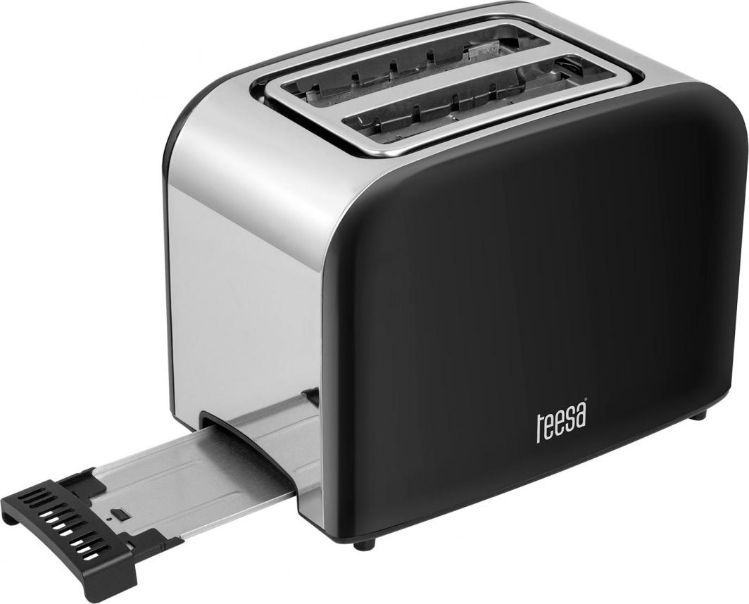 Toster Teesa TSA3300, 850W, 2 feta, i argjendtë