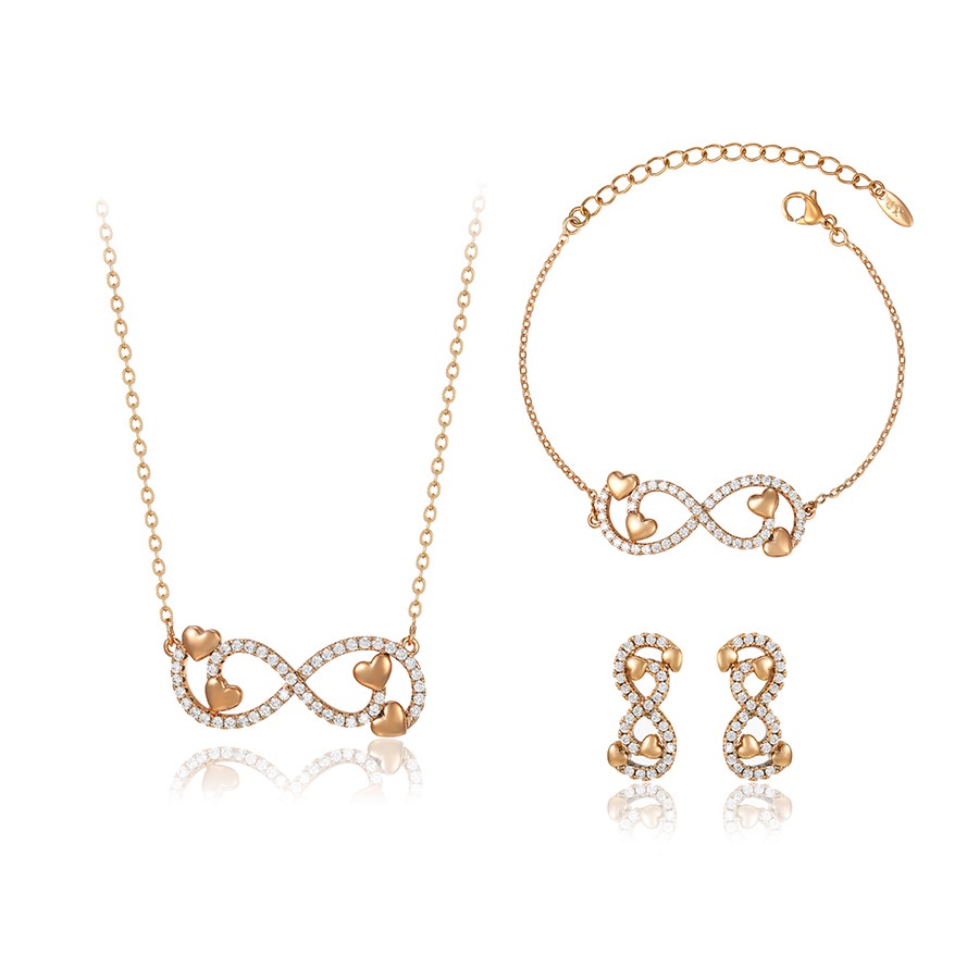 Set qafore/byzylyk/vathë, Xuping, të praruar në ar 18K
