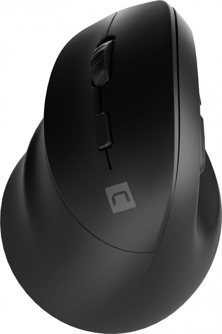 Maus Natec CRAKE, për majtakë, wireless, Bluetooth, USB, i zi