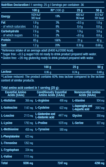 Proteinë Iso Whey Zero Catalan Caramel Cream, 908g