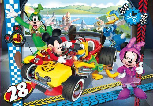 Puzzle Clementoni Mickey Roadster Racers (27984), 104 elemente
