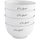 Set tasa Lamart LT9014, 4 copë, 14cm, të bardhë