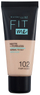 Krem pudër Maybelline Fit Me Matte+Poreless, no.102, 30ml